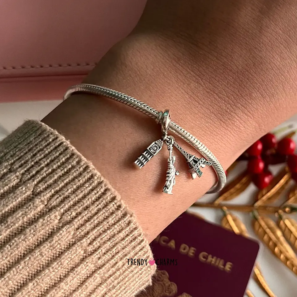 Charm Trotamundos Plata 925 3