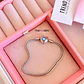 Pulsera Flexible Corazón Piedra Luna - Miniatura 4