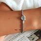 Pulsera Flexible Corazón Piedra Luna - Miniatura 3