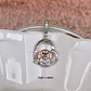 Charm Perro Shih Tzu Te amo, Plata 925 - Miniatura 1