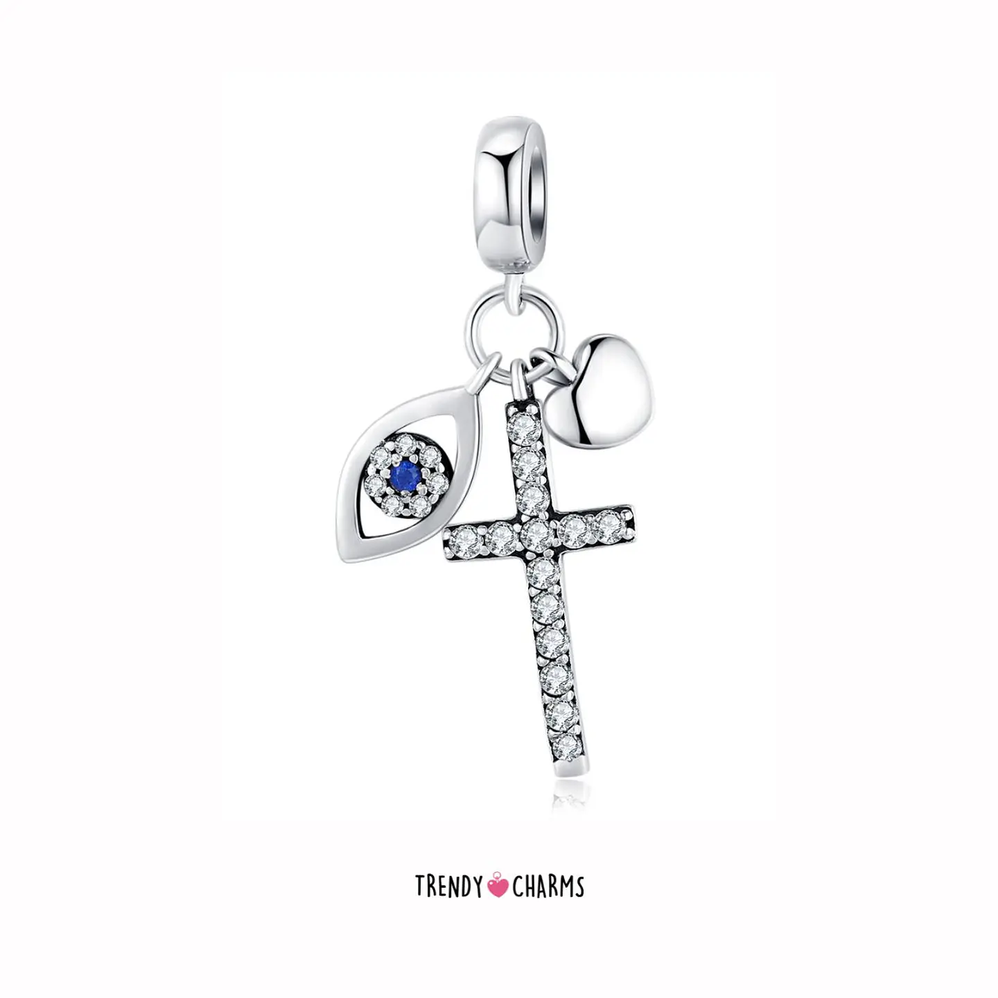 Charm Dios Guardián Protector Plata 925 4