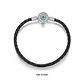 Pulsera Dreams Cuero Negro - Miniatura 2