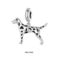 Charm Perro Dálmata Te amo Plata 925 - Miniatura 2