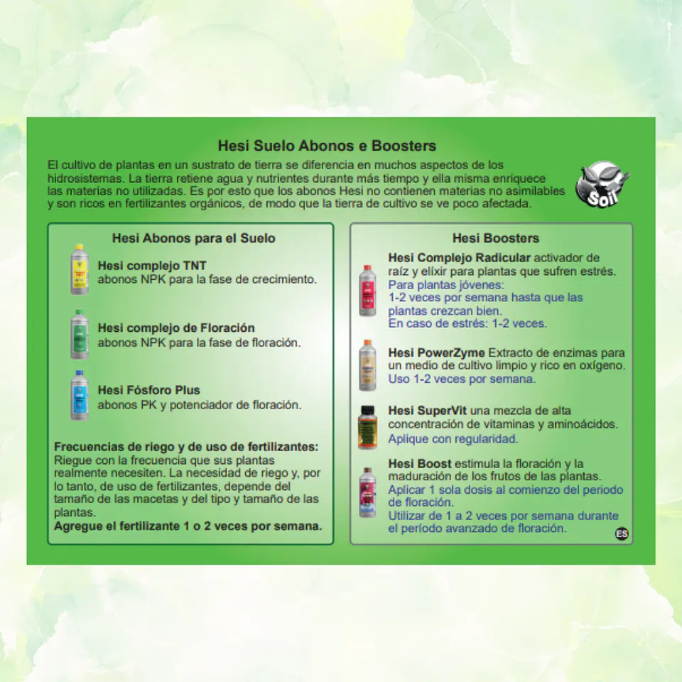 Pack Fertilizantes HESI 850 ml | Interior y Exterior 3