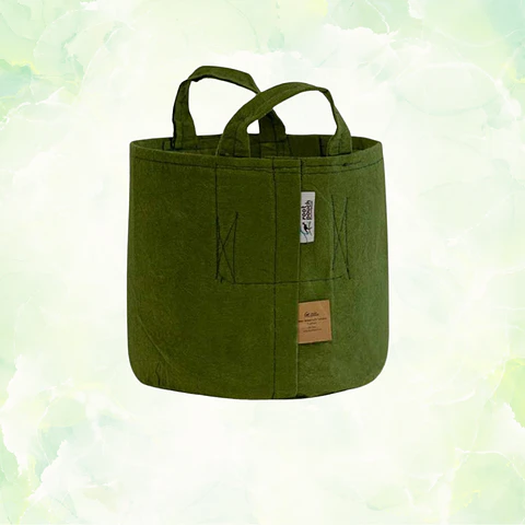 Root Pouch Maceta verde 30 Lts. 35X30 cm con asas