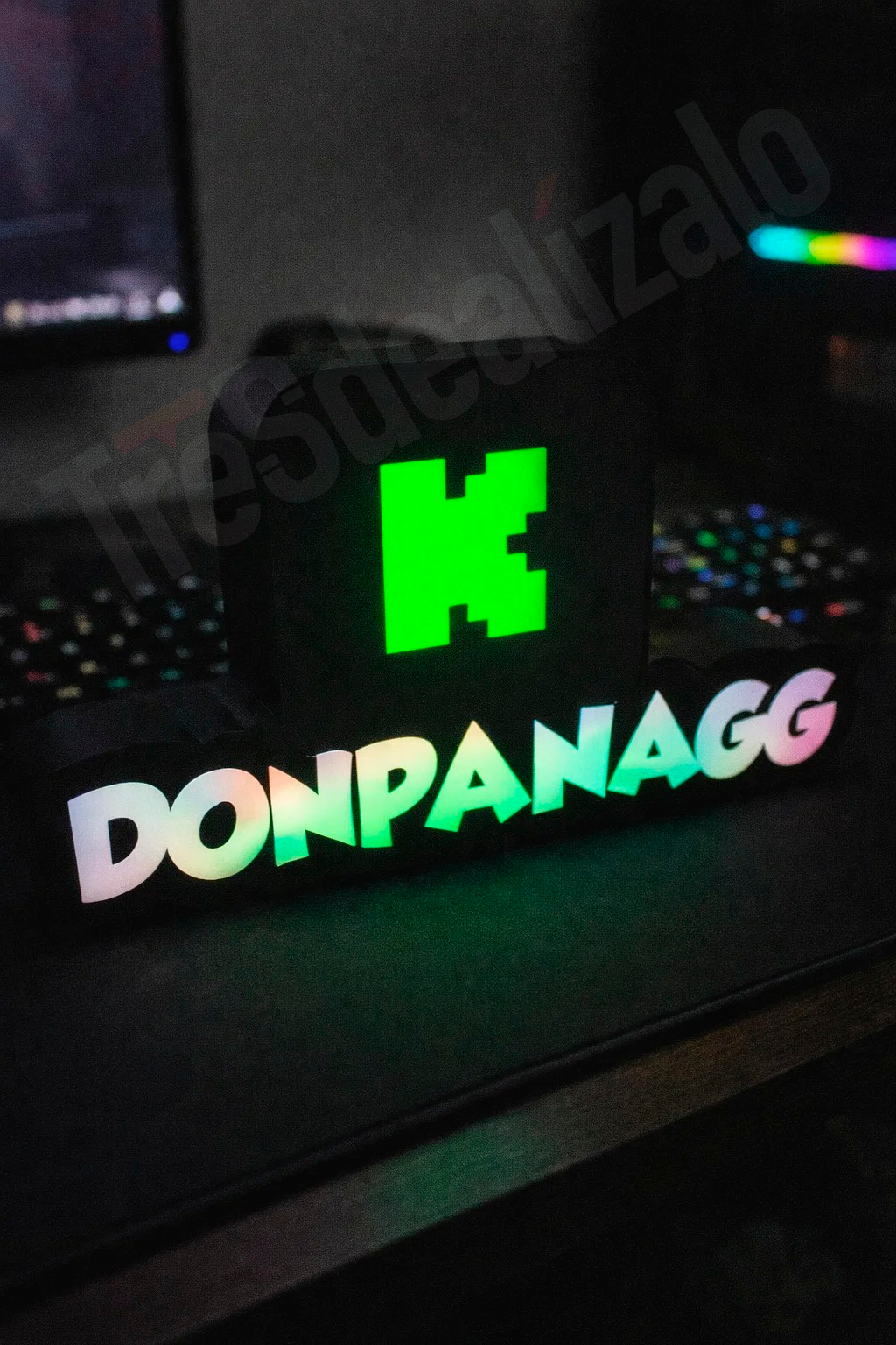 Lampara Nombre Personalizada 3