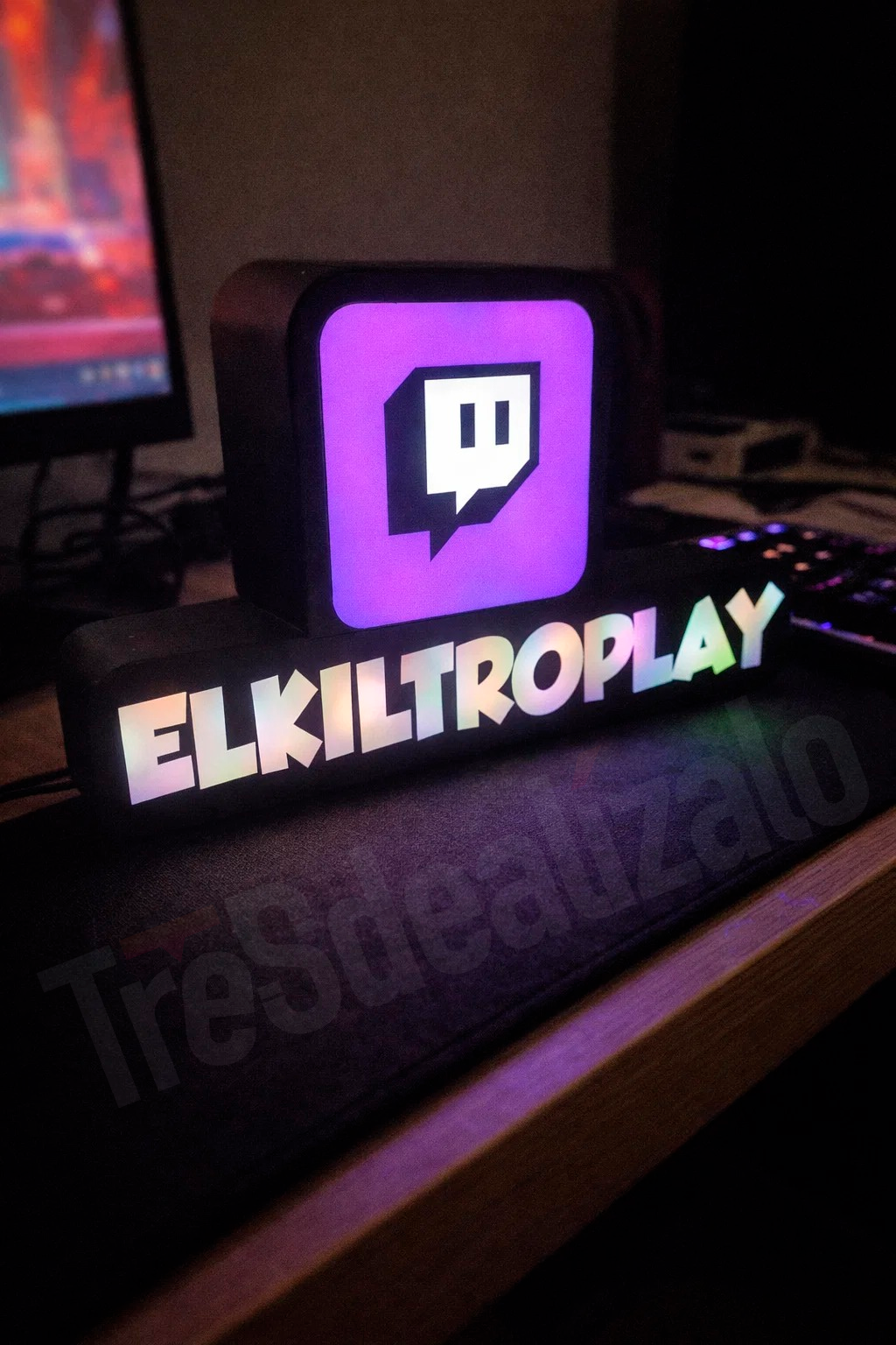 Lampara Nombre Personalizada 4