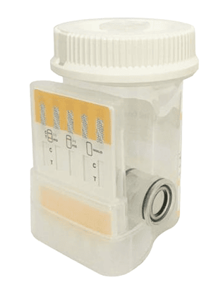 Test de Droga Orina Copa con Llave - 4 Drogas