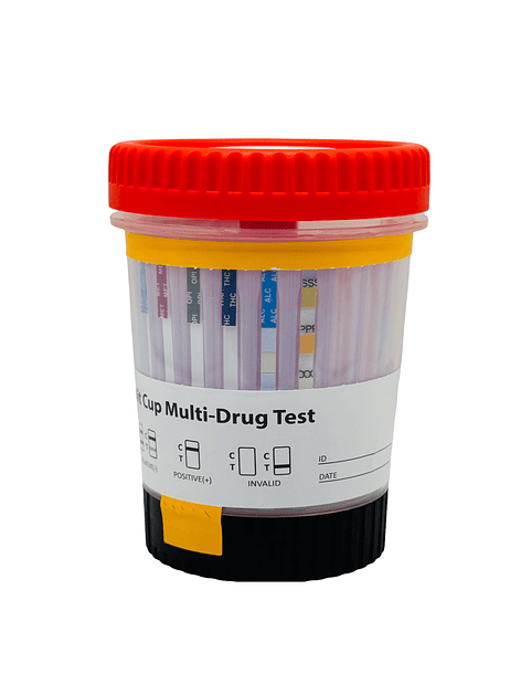 Test de Droga Orina Copa con Contramuestra - 7 Drogas + ALCOHOL 3