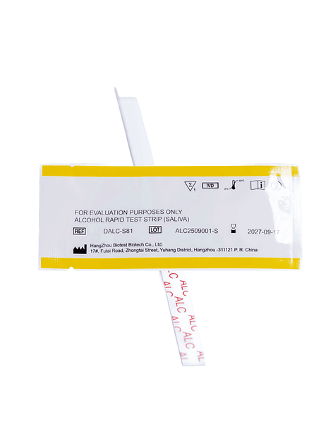 Test de Alcohol – Tira Reactiva en Saliva - BIOTEST 3
