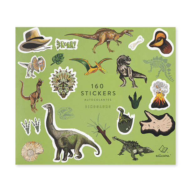 160 Stickers Dinosaurs 1