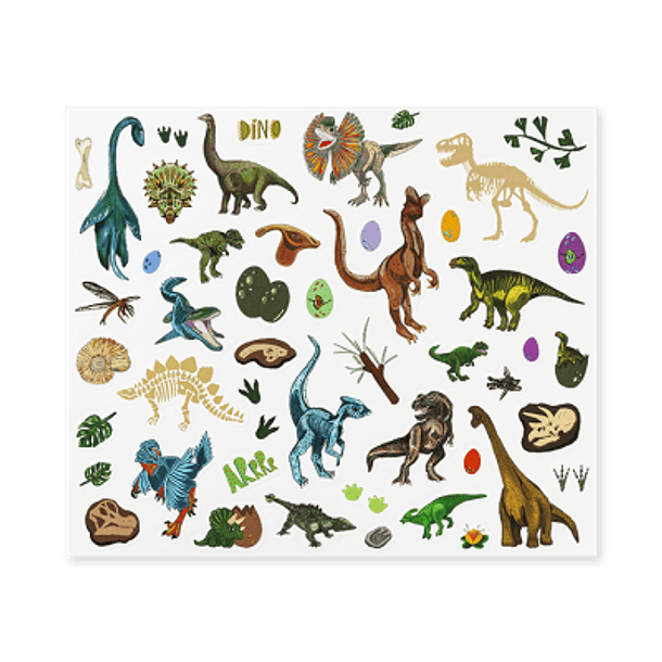 160 Stickers Dinosaurs 3