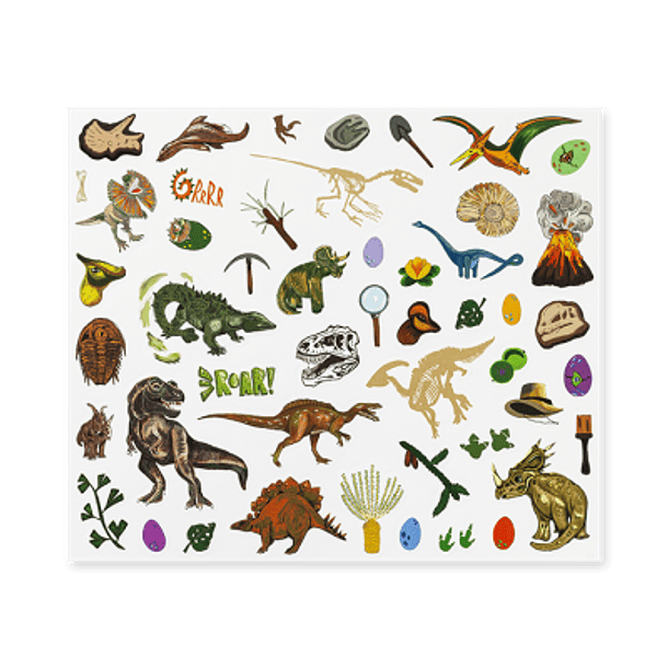 160 Stickers Dinosaurs 4