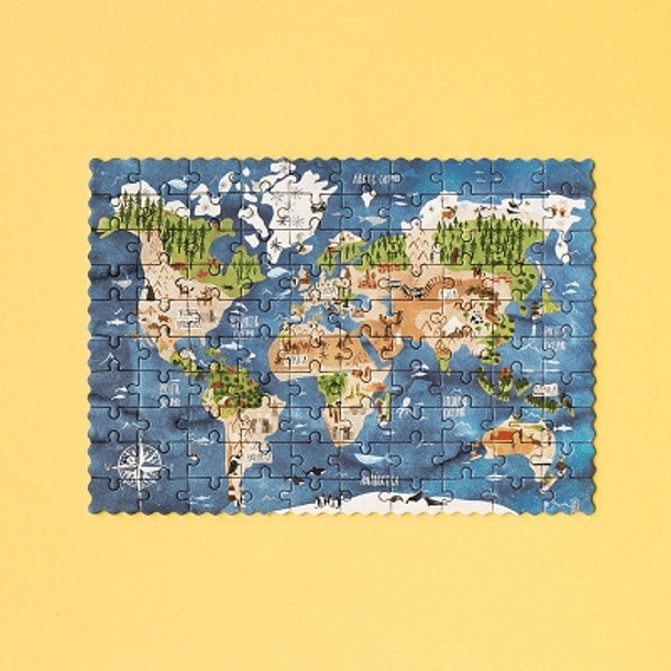Pocket Puzzle - Discovery the World [100 peças] 4