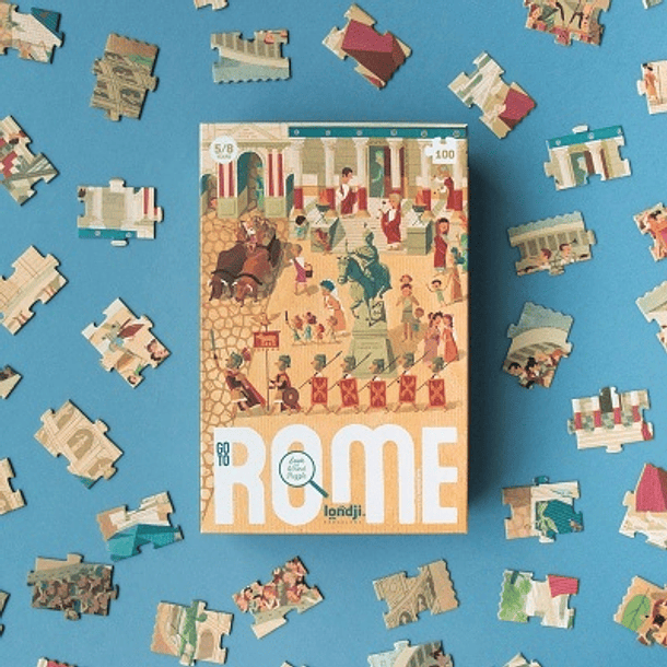 Puzzle: Go To Rome [100 peças] 2