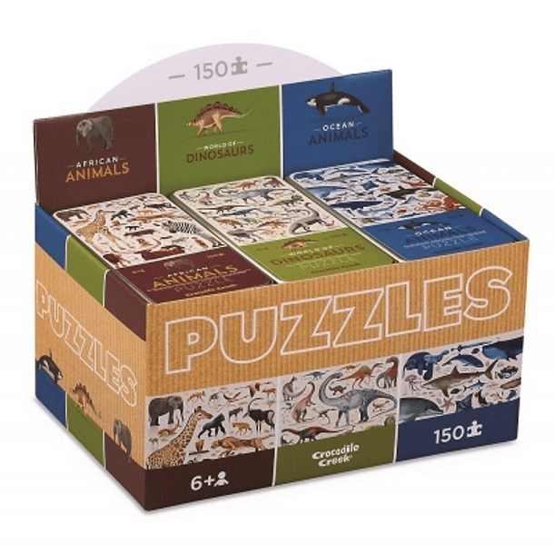 Puzzle numa Lata: World of Dinosaurs [150 peças] 3