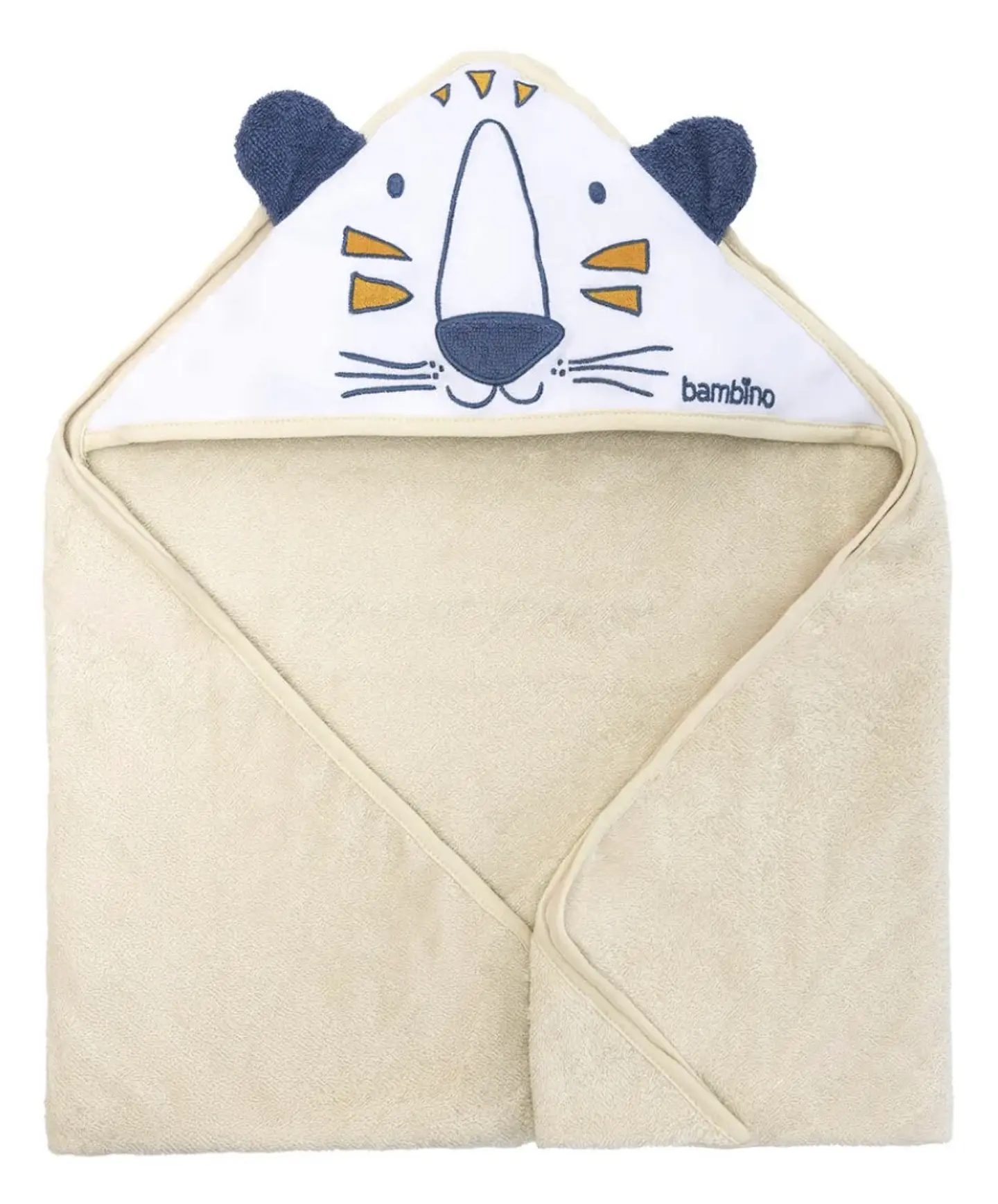 Toalla con Capucha para Bebé Bambino 100% Algodón León  2