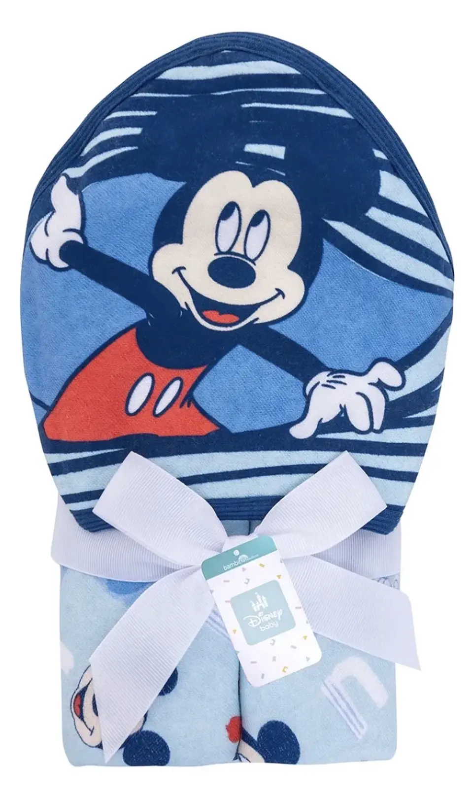 Toalla para Bebés con Capucha Disney Mickey Mouse Bambino 1