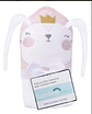 Toalla Capucha Baño Bebés Bambino Conejita  - Miniatura 1