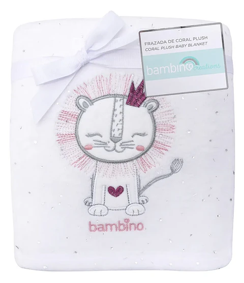 Frazada Coral Plush Bebé Bambino Niña 