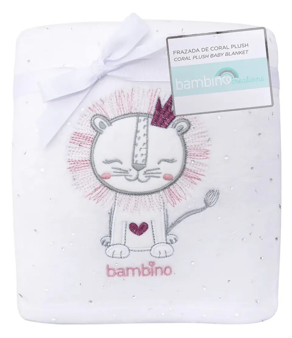 Frazada Coral Plush Bebé Bambino Niña  1