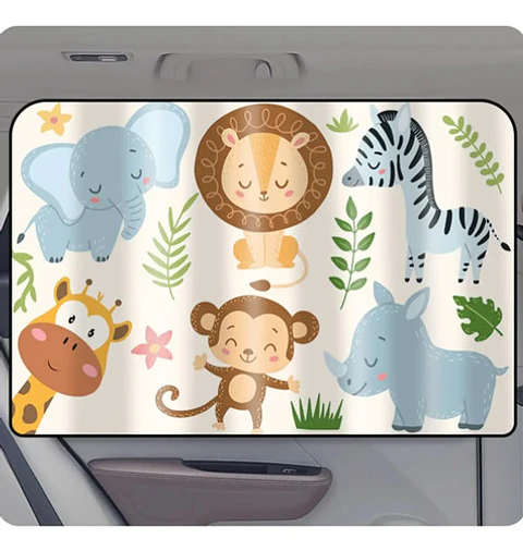 Parasol Infantil Para Auto Con Diseño De Animales