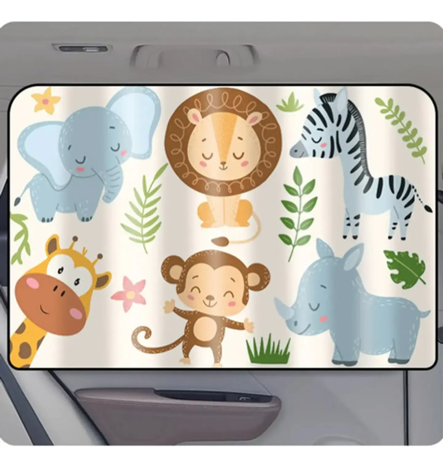 Parasol Infantil Para Auto Con Diseño De Animales 1