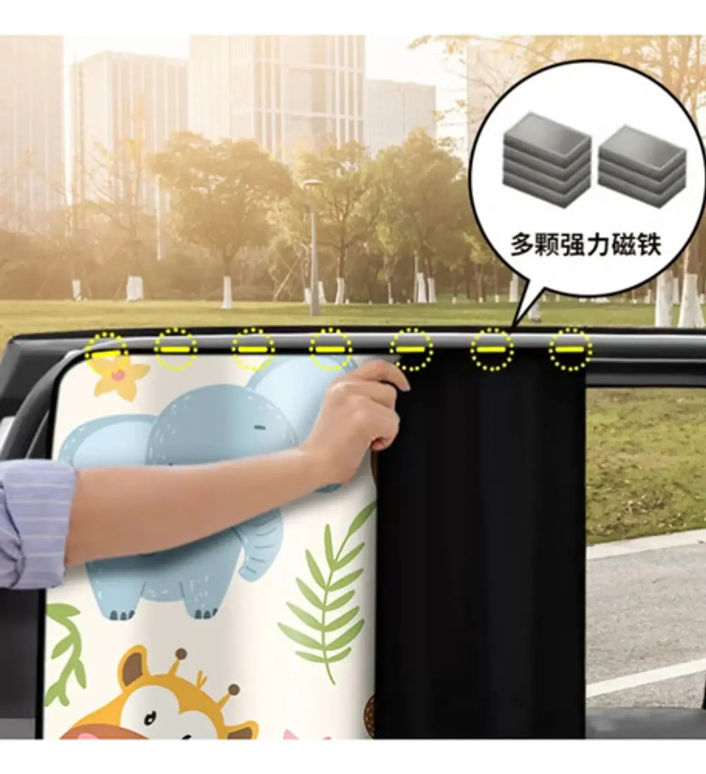 Parasol Infantil Para Auto Con Diseño De Animales 3