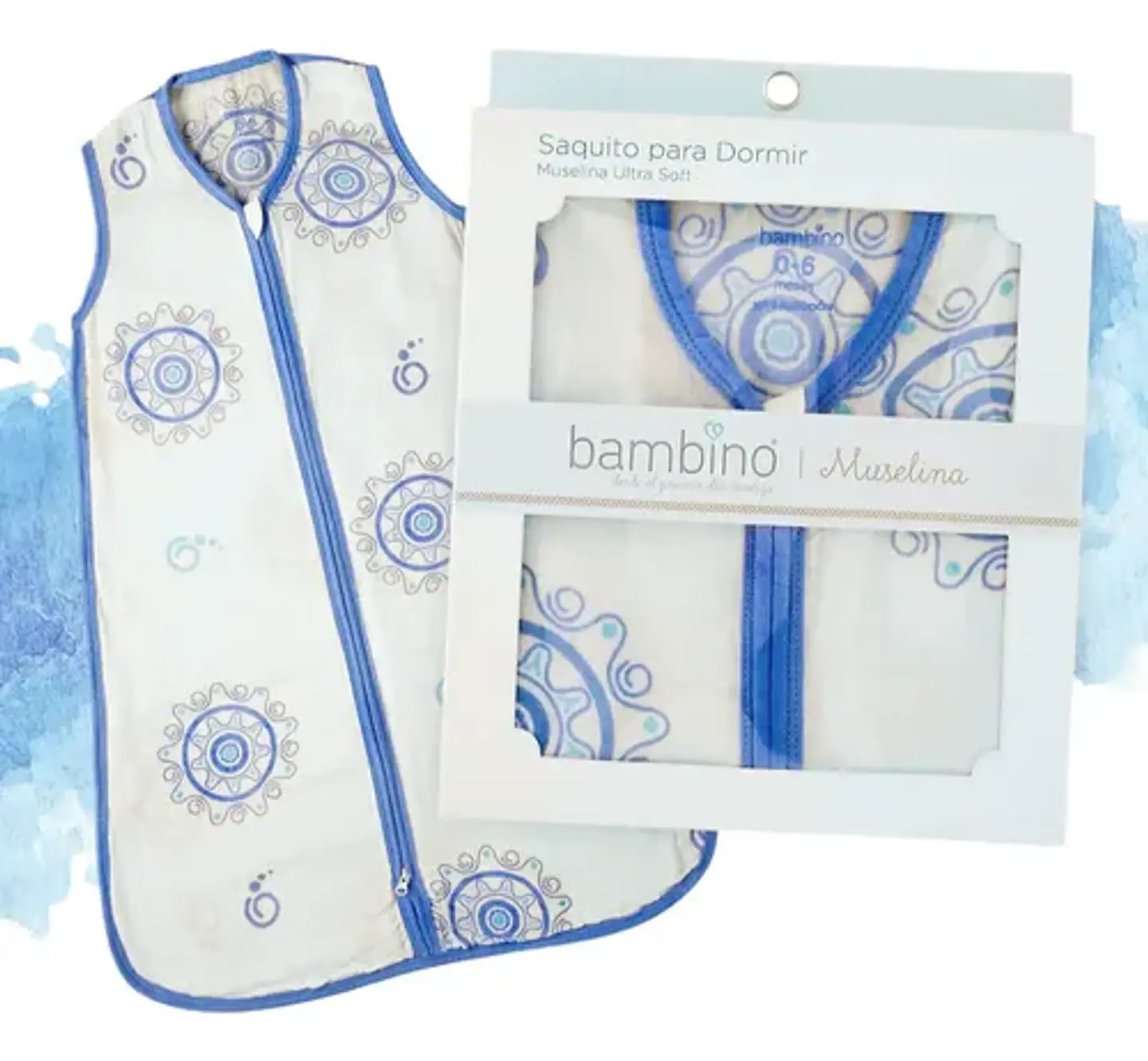 Saco De Dormir Bebé Muselina Bambino 0-6 Meses 3