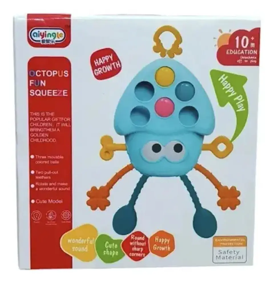 Juguete Mordedor Estimulación Para Bebés 9