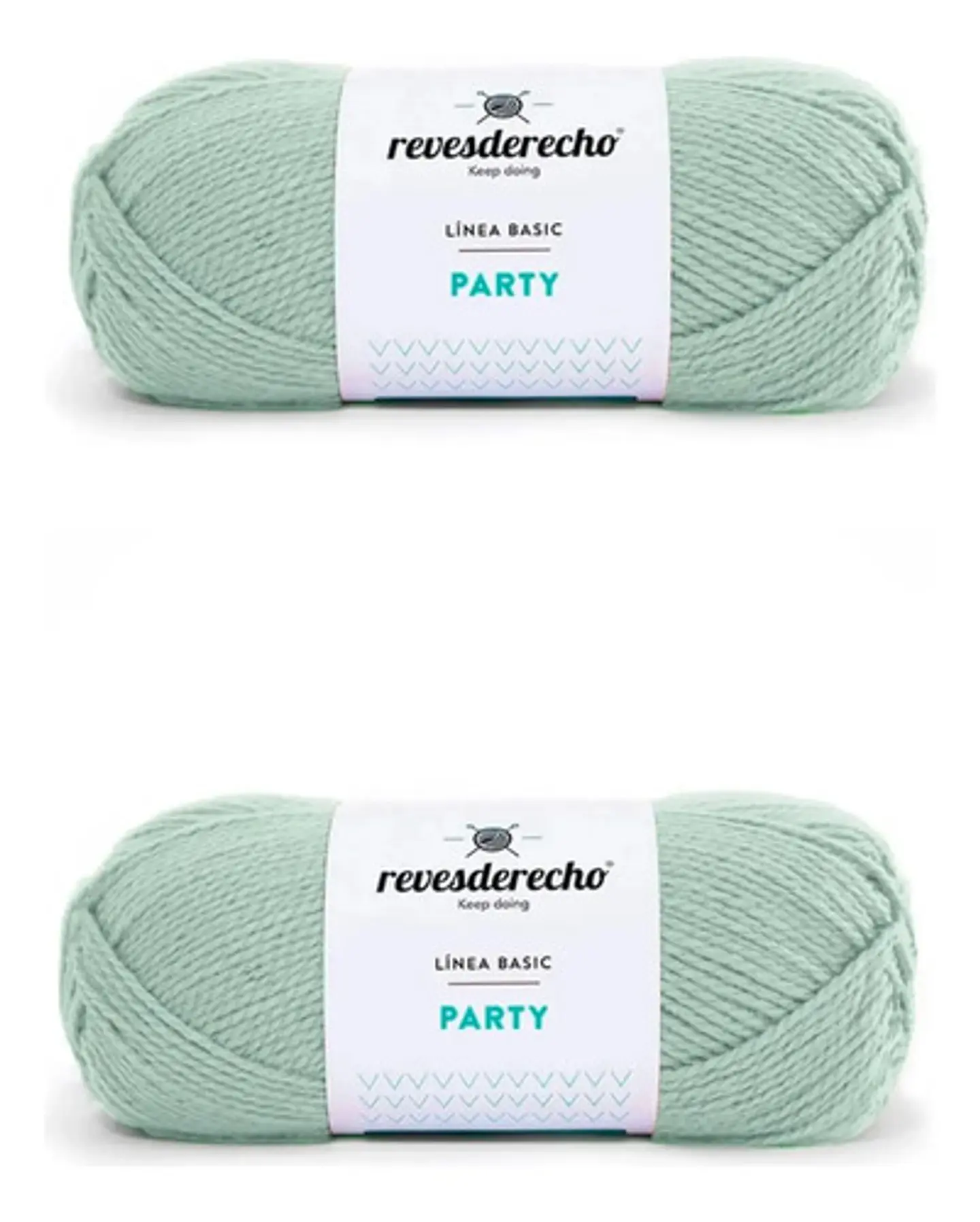 Lana Party Revesderecho - Para Tejer Hipoalergénica Pack 2 Verde musgo 006 1