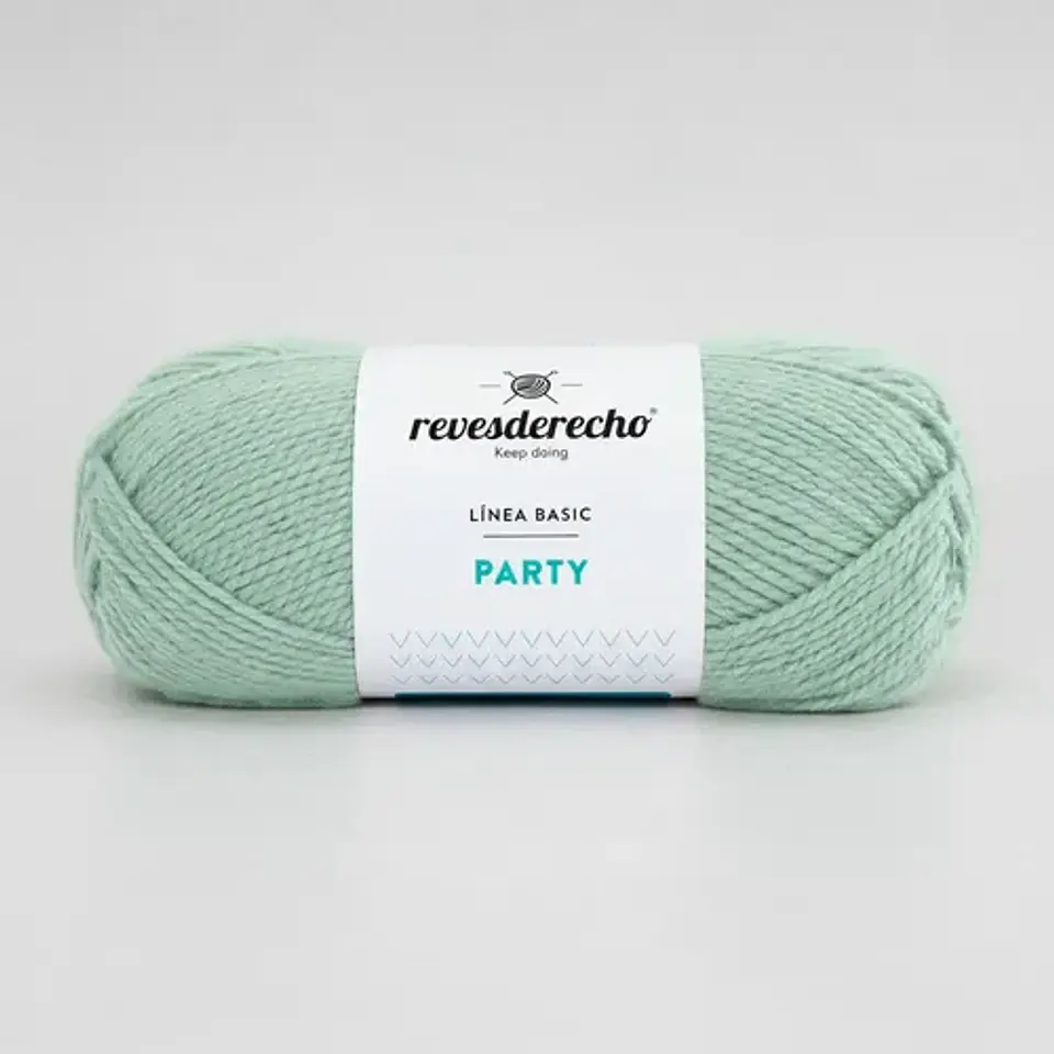 Lana Party Revesderecho - Para Tejer Hipoalergénica Pack 2 Verde musgo 006 6