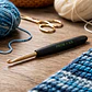 Crochet Aluminio Con Mango 14 Cm Prym - 4.50 Mm - Miniatura 2