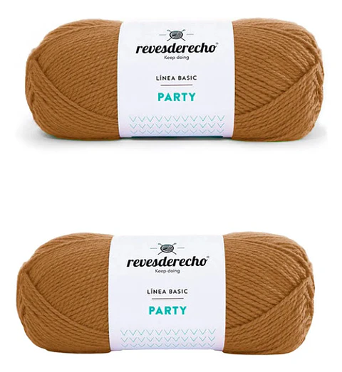 Lana Party Revesderecho - Para Tejer Hipoalergénica Pack 2 Verde musgo 006