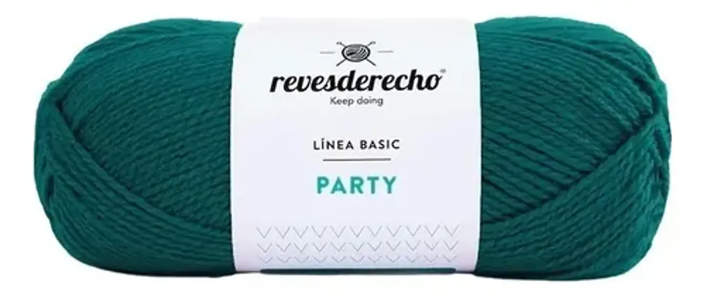 Lana Party Revesderecho - Para Tejer Hipoalergénica Pack 2 Verde musgo 006 2