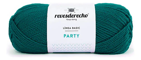 Lana Party Revesderecho - Para Tejer Hipoalergénica Pack 2 Verde musgo 006