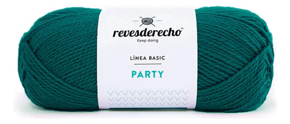 Lana Party Revesderecho - Para Tejer Hipoalergénica Pack 2 Verde musgo 006 2