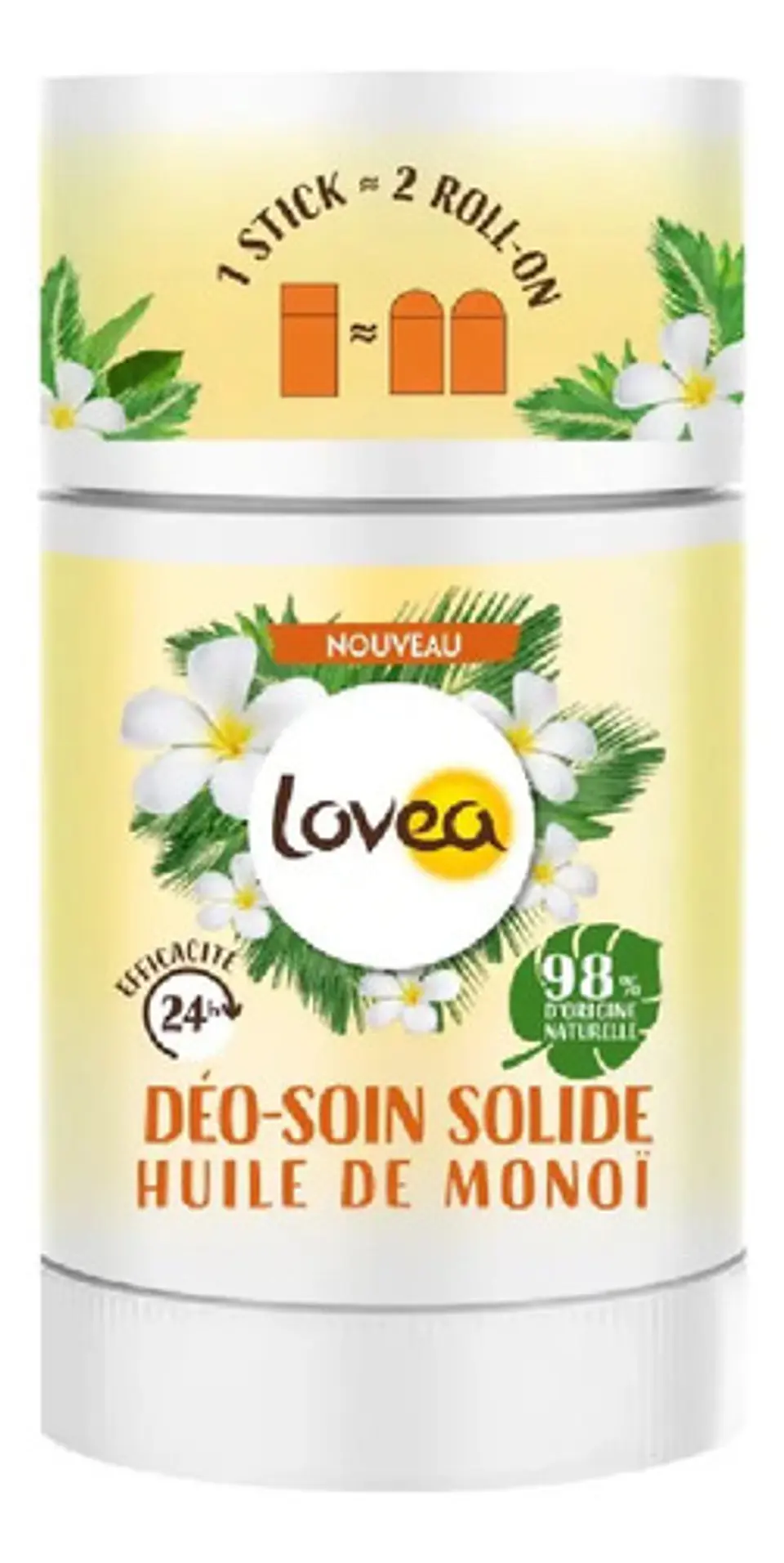 Desodorante Sólido Lovea Déo-soin Stick Monoi Aceite Natural 4