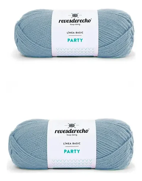 Lana Party Revesderecho - Para Tejer Hipoalergénica Pack 2 Verde musgo 006