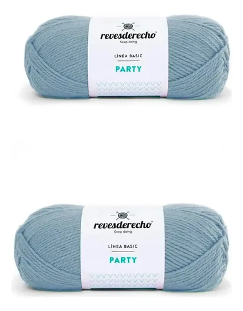 Lana Party Revesderecho - Para Tejer Hipoalergénica Pack 2 Verde musgo 006 1