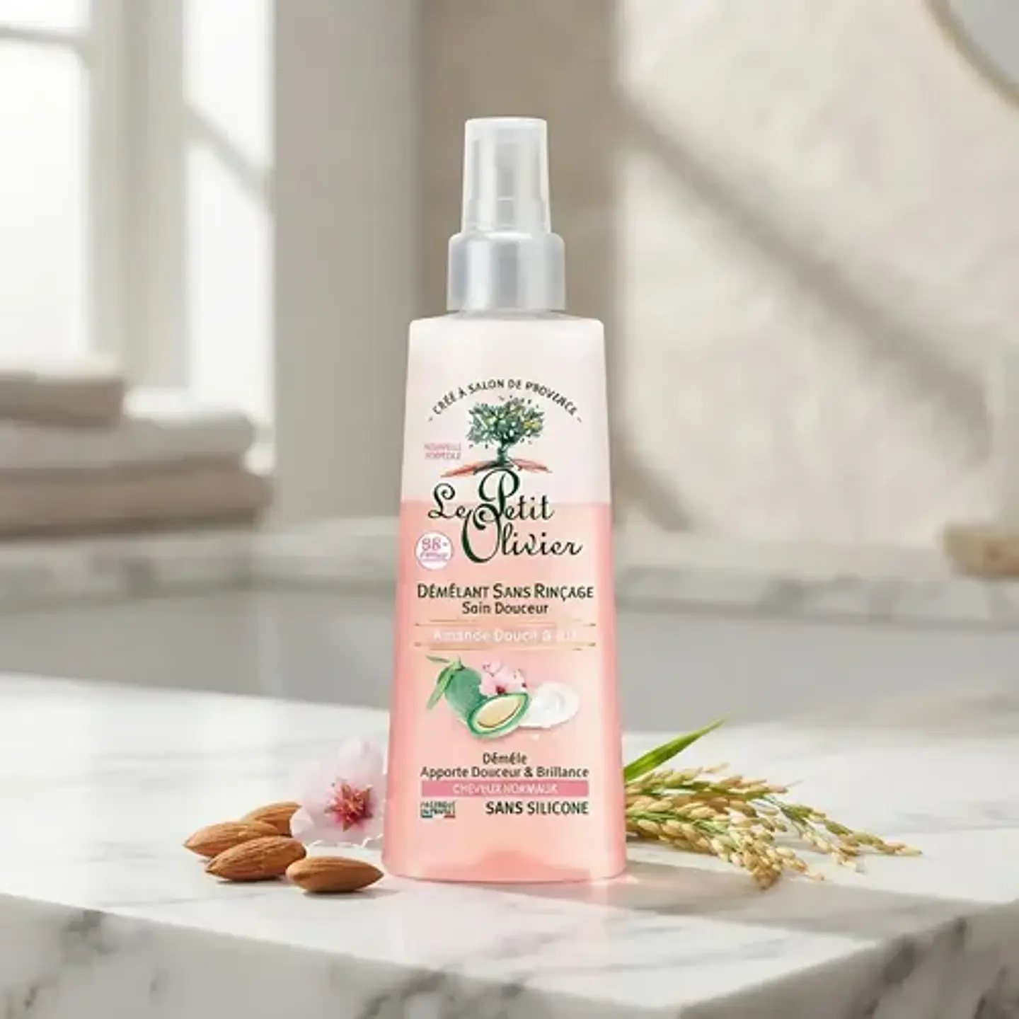 Spray Desenredante Cabello Normal 150ml Le Petit Olivier 3
