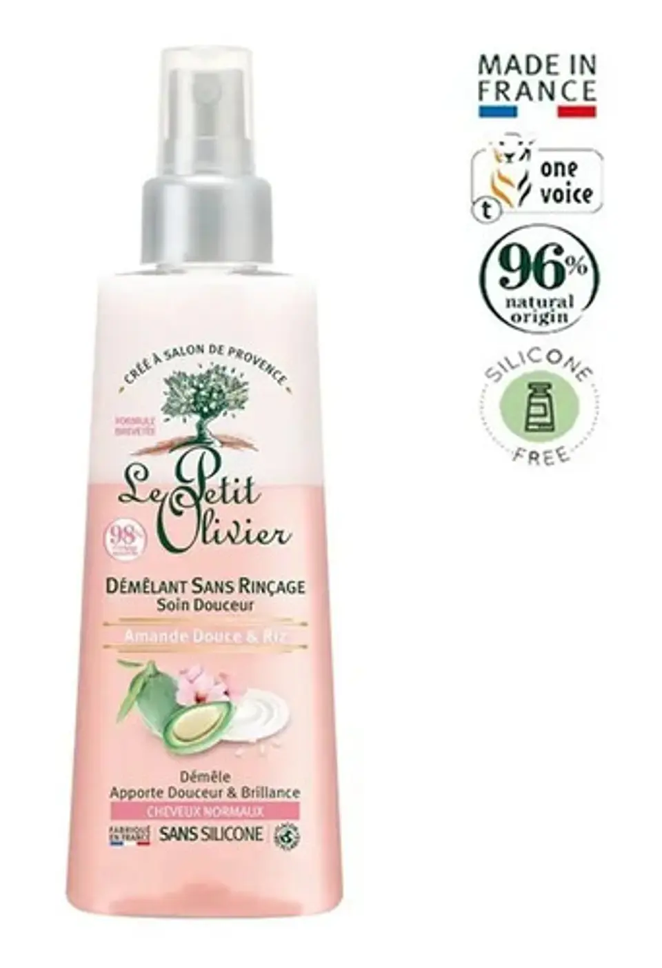Spray Desenredante Cabello Normal 150ml Le Petit Olivier 5