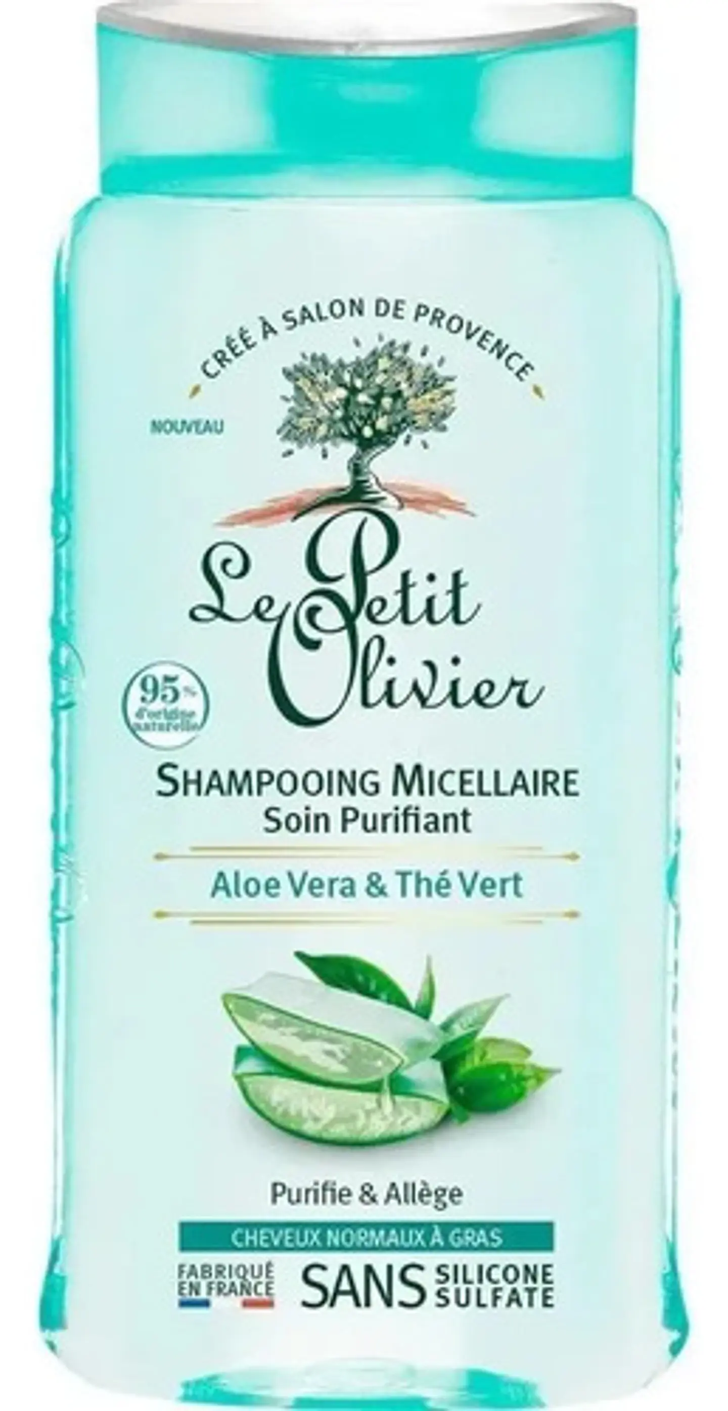 Shampoo Aloe Vera Y Te Verde Le Petit Olivier 1