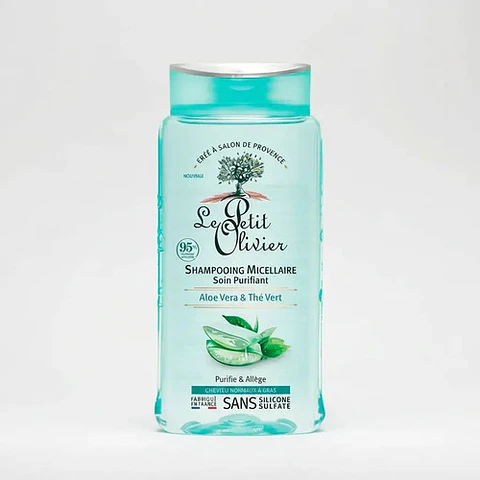 Shampoo Aloe Vera Y Te Verde Le Petit Olivier