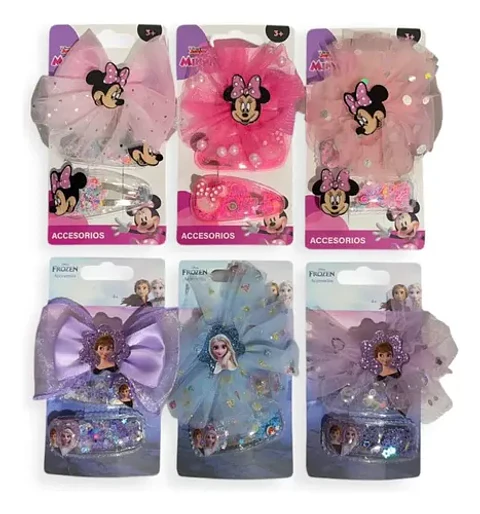 Set Pinches Y Coles Disney Minnie Frozen