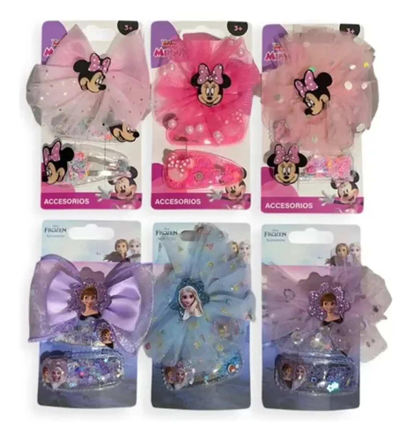 Set Pinches Y Coles Disney Minnie Frozen 1