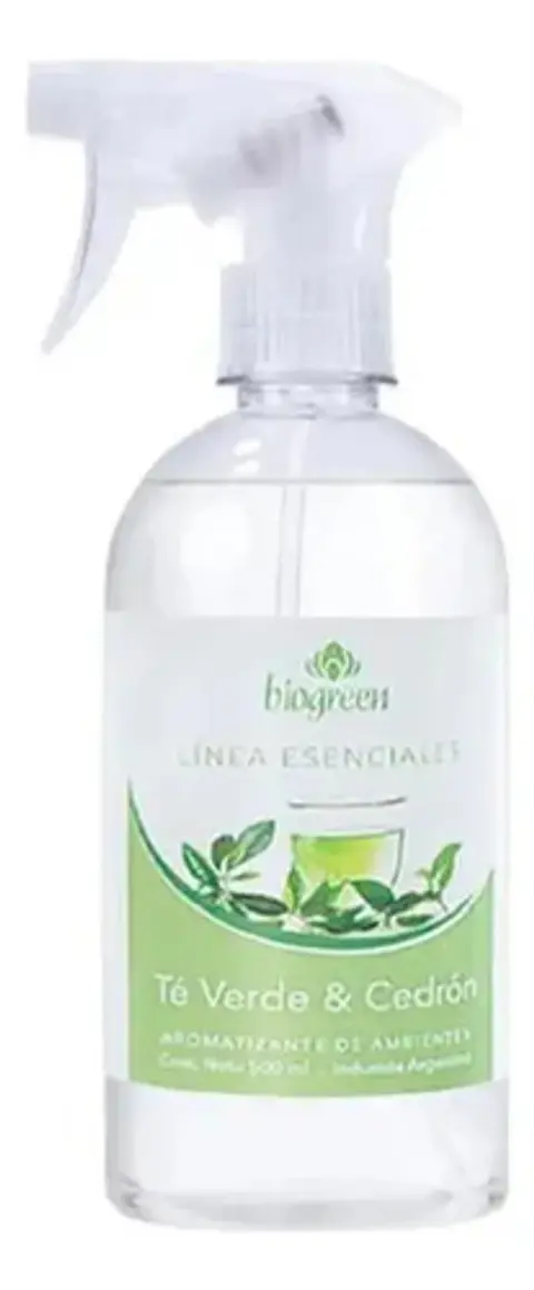 Biogreen Aromatizante Spray Té Verde Cedrón 240ml Hogar