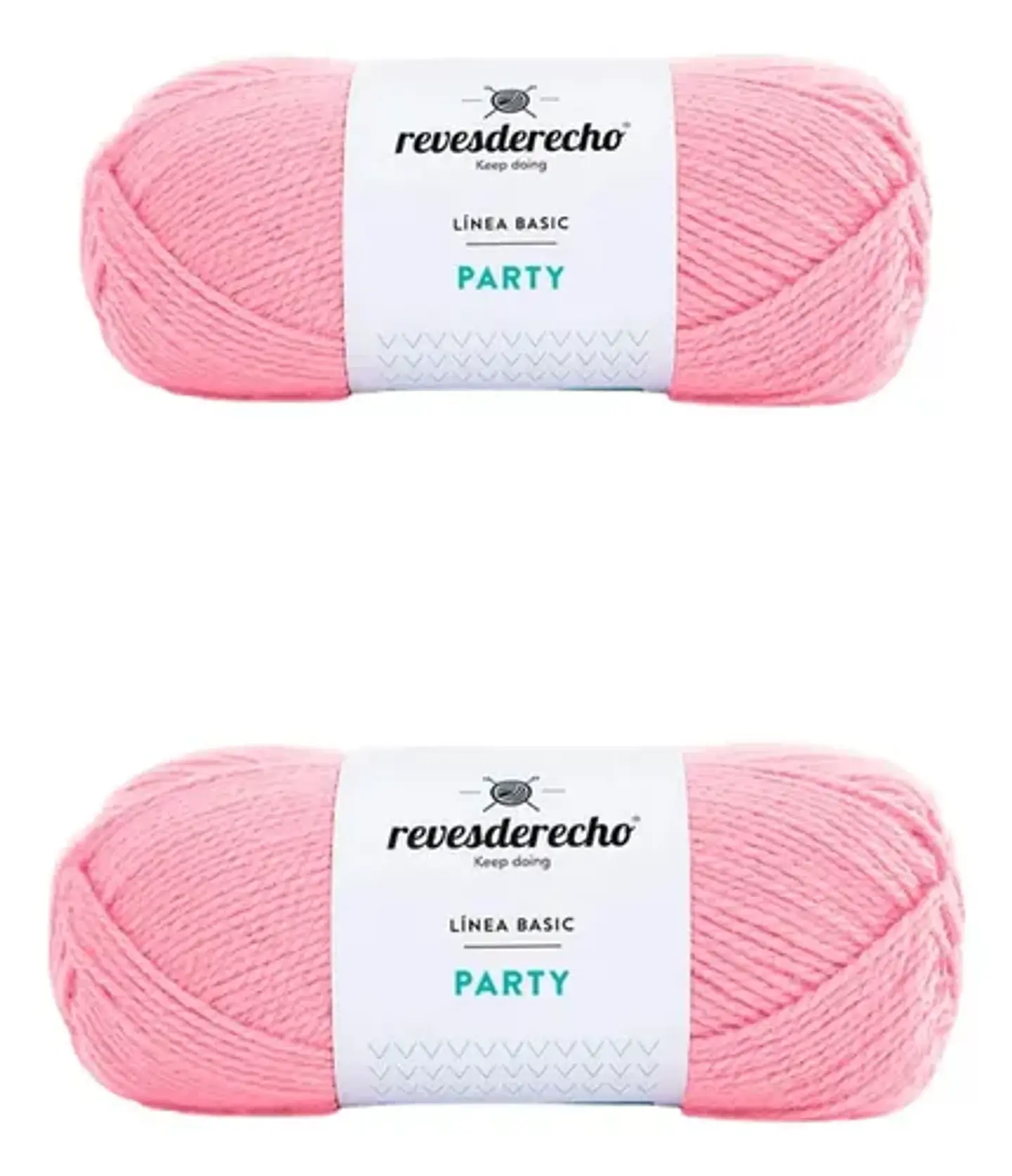 Teje Un Chaleco: 6 Lanas Party Gris Y Rosado Revesderecho 3
