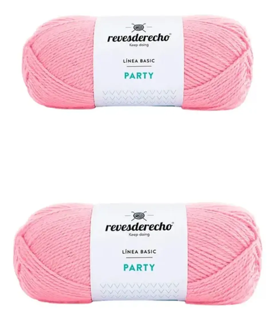 Teje Un Chaleco: 6 Lanas Party Gris Y Rosado Revesderecho 3