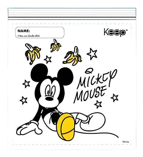 Bolsas Keep Para Sandwich Multiuso Mickey 17*15cm 40unid